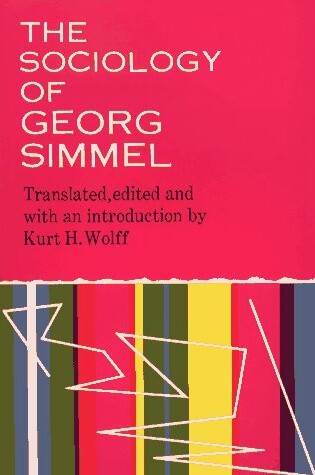 Cover of The Sociology of Georg Simmel