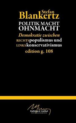 Book cover for Politik macht Ohmacht