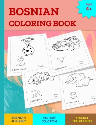 Book cover for Bosnian Coloring Book