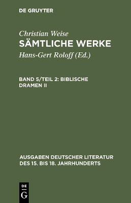 Book cover for Biblische Dramen II