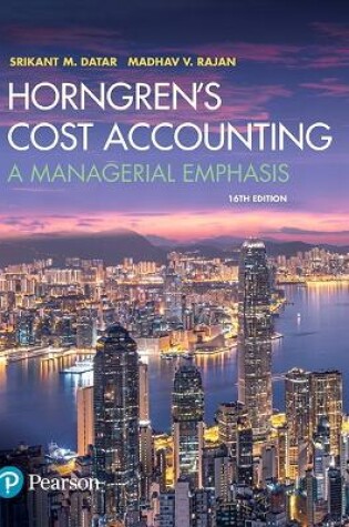 Cover of Horngren's Cost Accounting