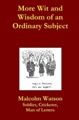 Cover of More Wit and Wisdom of an Ordinary Subject