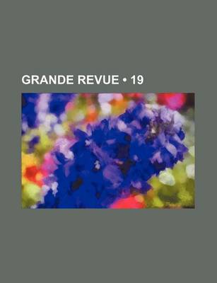 Book cover for Grande Revue (19)