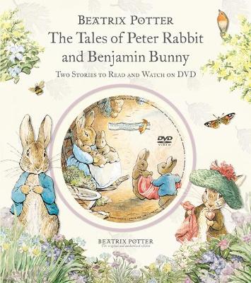 Book cover for The Tale of Peter Rabbit and Benjamin Bunny Book and DVD