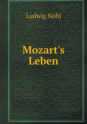 Book cover for Mozart's Leben