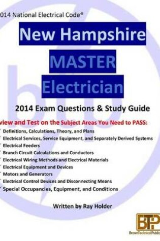 Cover of New Hampshire 2014 Master Electrician Study Guide