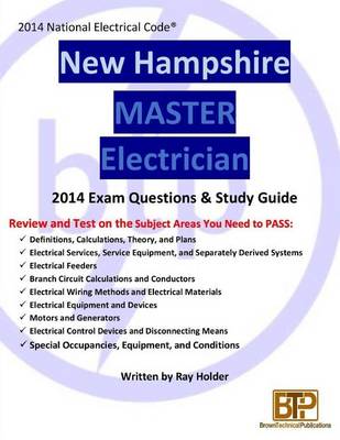 Book cover for New Hampshire 2014 Master Electrician Study Guide