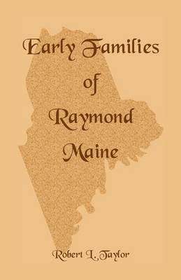 Book cover for Early Families of Raymond, Maine