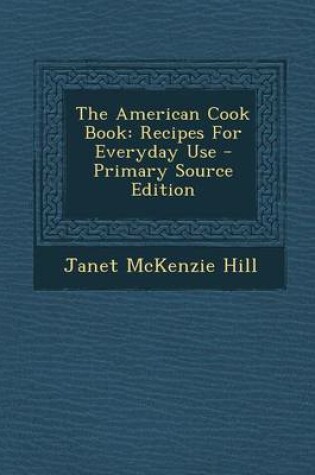 Cover of The American Cook Book