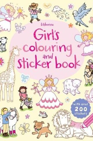 Cover of Girls' Colouring and Sticker Book