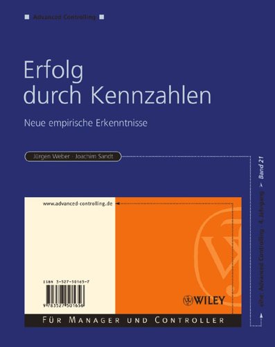 Book cover for Erfolg Durch Kennzahlen