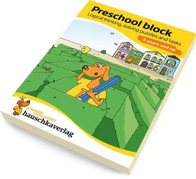 Book cover for Preschool block - Logical thinking, solving puzzles and tasks 5 years and up, A5-Block