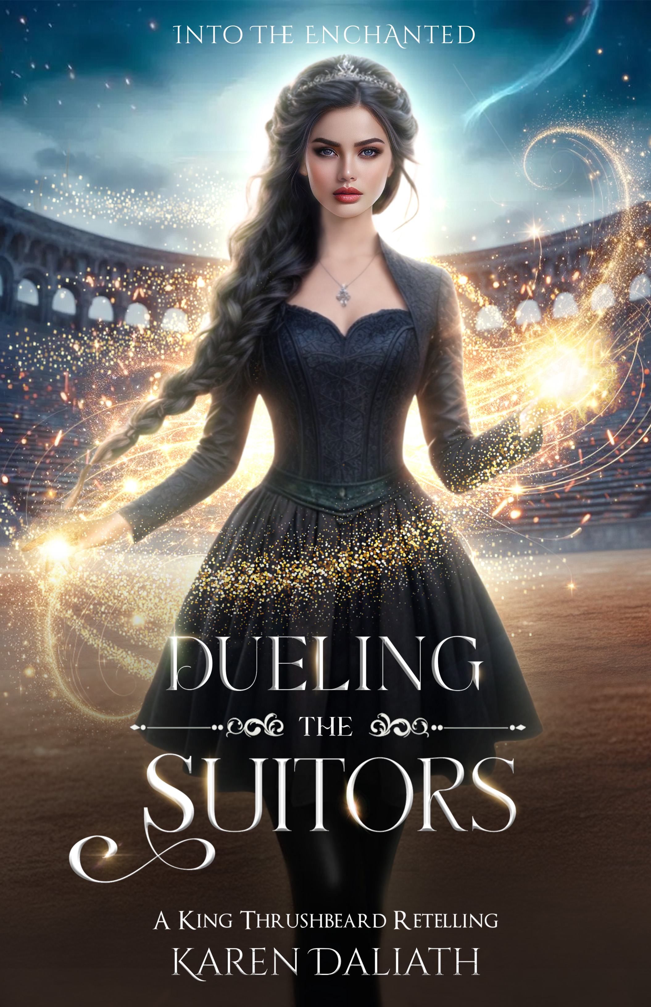 Cover of Dueling the Suitors : A King Thrushbeard Retelling