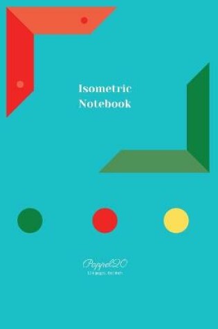 Cover of Isometric Notebook- Light Blue Cover -124 pages-6x9-Inches