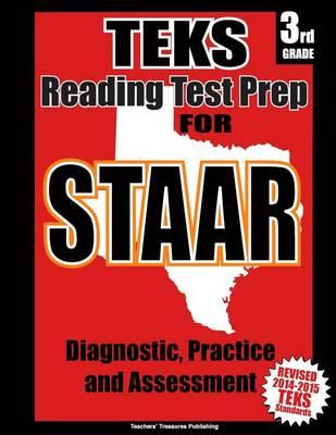 Book cover for TEKS 3rd Grade Reading Test Prep for STAAR