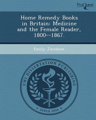 Book cover for Home Remedy Books in Britain