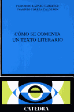 Cover of Como Se Comenta Un Texto