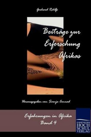 Cover of Beitrage zur Erforschung Afrikas