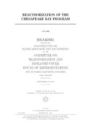 Cover of Reauthorization of the Chesapeake Bay Program