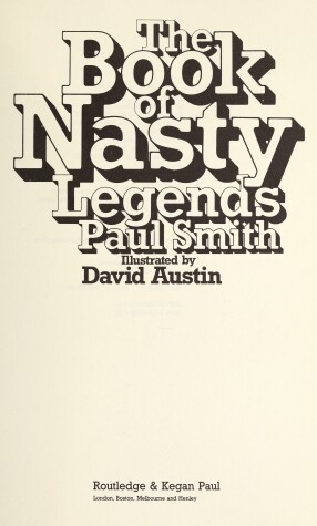 Book cover for Book of Nasty Legends