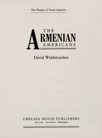 Cover of The Armenian Americans