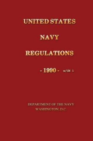 Cover of United States Navy Regulations- 1990