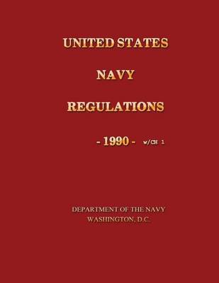 Book cover for United States Navy Regulations- 1990