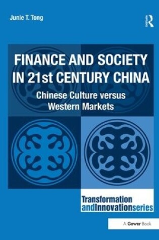 Cover of Finance and Society in 21st Century China