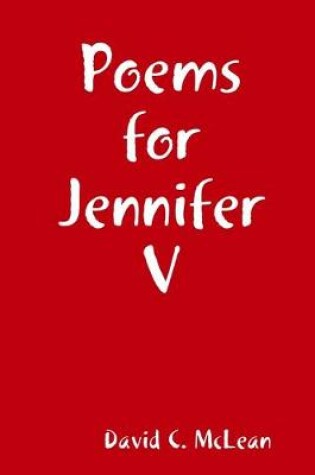 Cover of Poems for Jennifer V