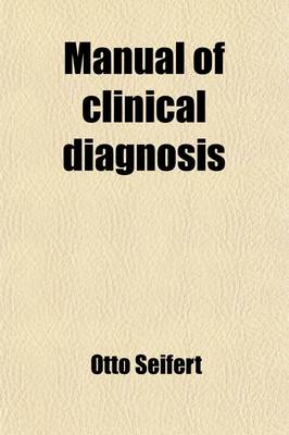 Book cover for Manual of Clinical Diagnosis