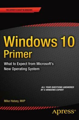 Cover of Windows 10 Primer