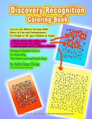 Book cover for Discovery Recognition Coloring Book Exercise the Mind to Develop Skills Hours of Fun and Entertainment For People or All Ages Children & Adults