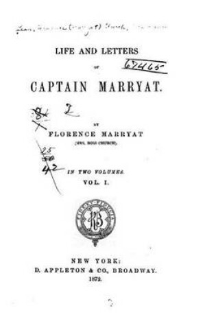 Cover of Life and Letters of Captain Marryat - Vol. I