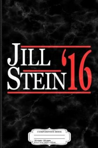 Cover of Jill Stein '16 Composition Notebook