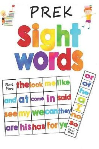 Cover of Prek Sight Words Books