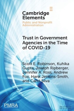 Cover of Trust in Government Agencies in the Time of COVID-19