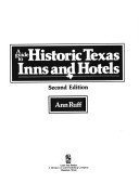 Book cover for A Guide to Historic Texas Inns and Hotels