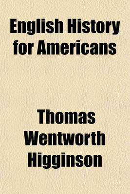 Book cover for English History for Americans