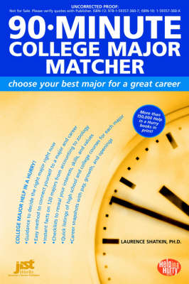 Cover of 90-Minute College Major Matcher