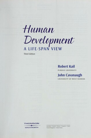Cover of IE-Human Devel W/CD 3e
