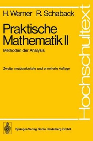 Cover of Praktische Mathematik II