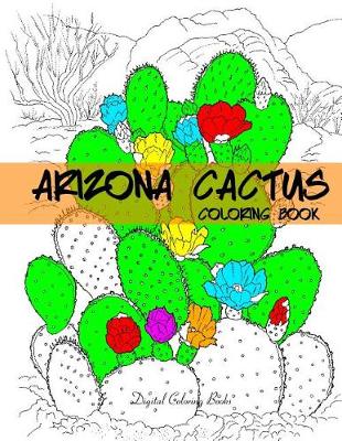 Book cover for Arizona Cactus Coloring Book