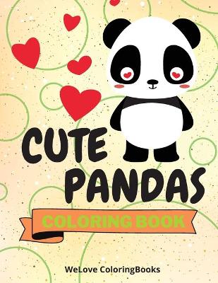 Book cover for Cute Pandas Coloring Book