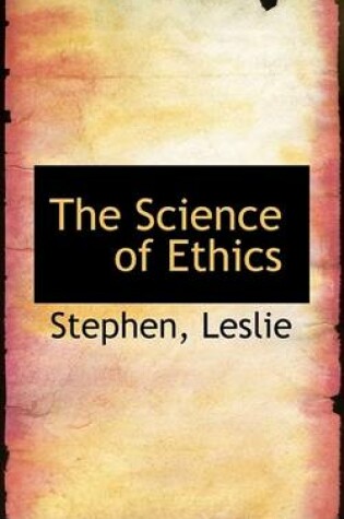 Cover of The Science of Ethics