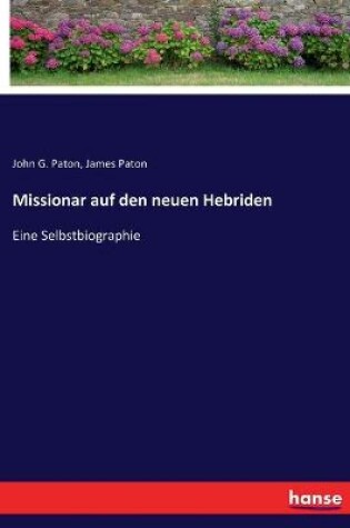 Cover of Missionar auf den neuen Hebriden