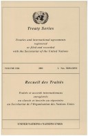 Cover of Treaty Series 2184 I:38494-38511