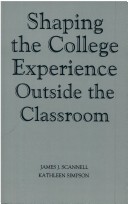 Book cover for Shaping the College Experience Outside the Classroom