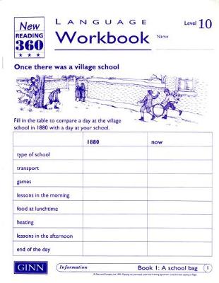 Cover of Reading 360 Language Resource Workbook 10 pack of 8