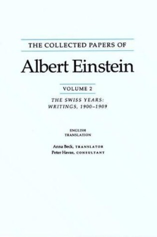 Cover of The Collected Papers of Albert Einstein, Volume 2 (English)