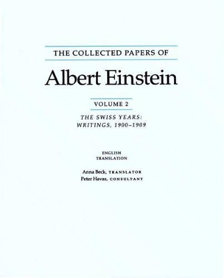 Book cover for The Collected Papers of Albert Einstein, Volume 2 (English)